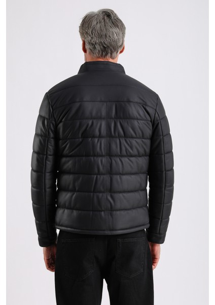 Arnold Erkek Şişme Deri Mont