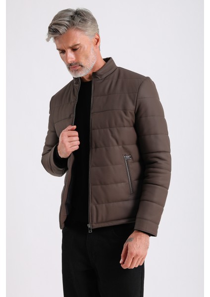 Arnold Erkek Şişme Deri Mont fiyatları