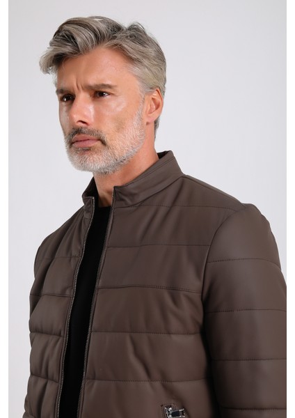 Arnold Erkek Şişme Deri Mont indirimleri