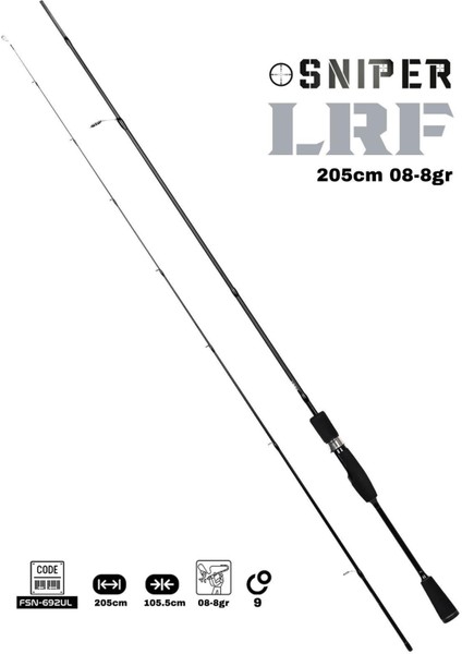 Sniper 205CM 08-8gr Lrf Kamışı