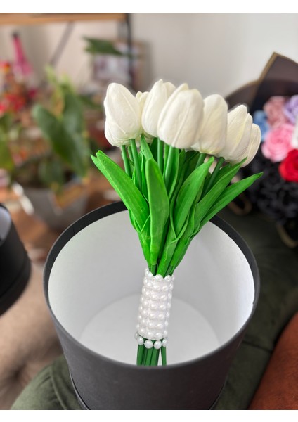 Islak Lale Gelin Çiçeği Gelin Buketi modelleri