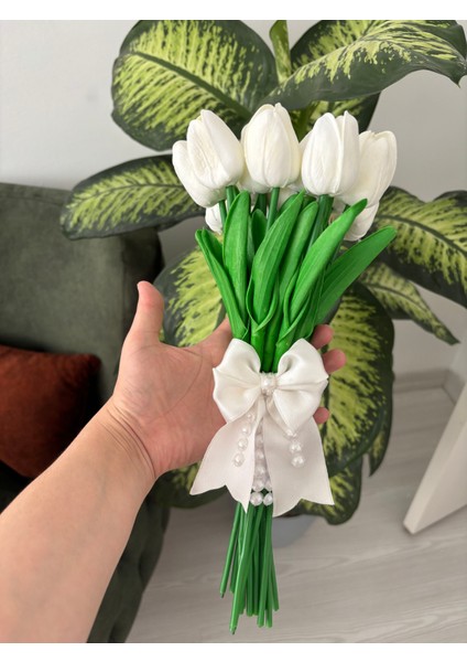 Islak Lale Gelin Çiçeği Gelin Buketi fırsatları