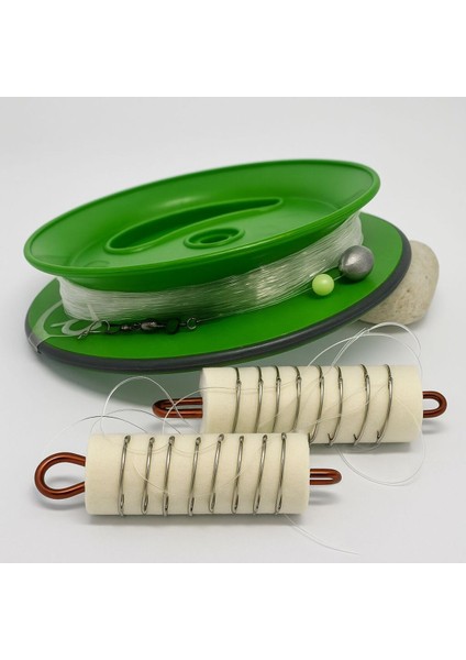 Kıbrıs Sarması Takım – Hazır Kurulu 10’lu Iğne – 2’li Set (5 No / 3 Numara Misina / Kasnak Dahil)