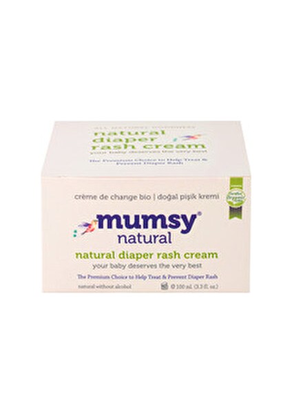 Pişik Kremi 100 ml Organik Doğal İçeriklerle Hassas Ciltler için Özel Formül