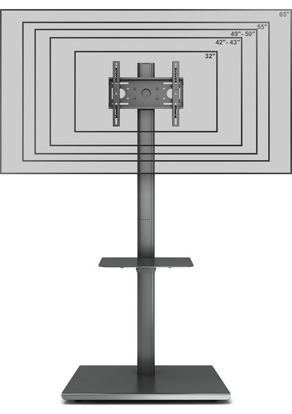 Raflı LCD TV / Monitör Sehpası 32"-65" fırsatları