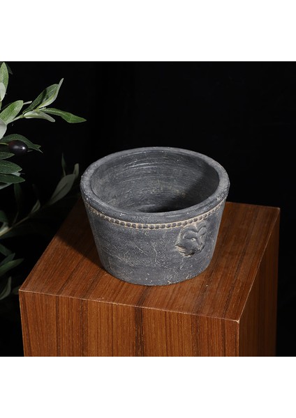 Damano Saksı Silindir Antrasit modelleri