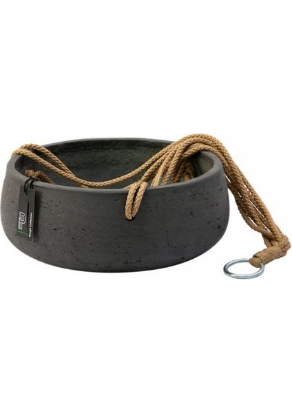 Eileen S Askılı Fiberstone Saksı Antrasit