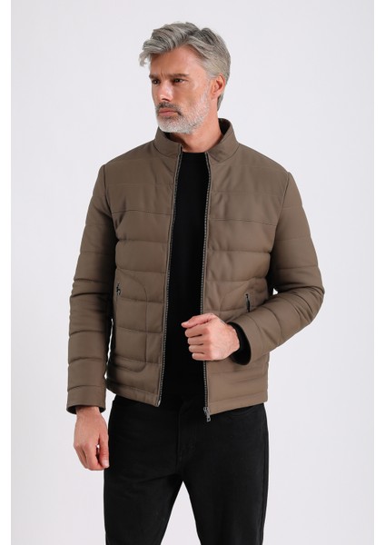 Arnold Erkek Şişme Deri Mont modelleri