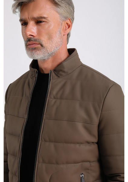 Arnold Erkek Şişme Deri Mont