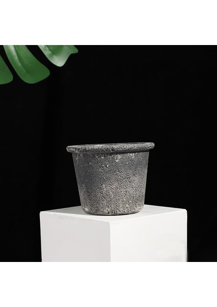 Elen Saksı Küçük Boy Antrasit indirimleri