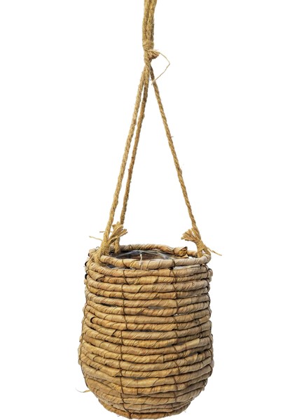 Santo Askılı Küçük Boy Hasır Saksı