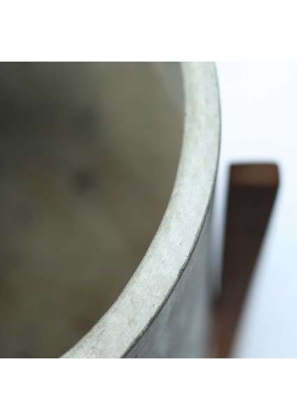 Berlin Ayaklı Yuvarlak Saksı S Gri fiyatları