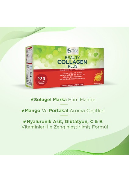 Beauty Collagen Plus 30 Shot x 40 ml modelleri