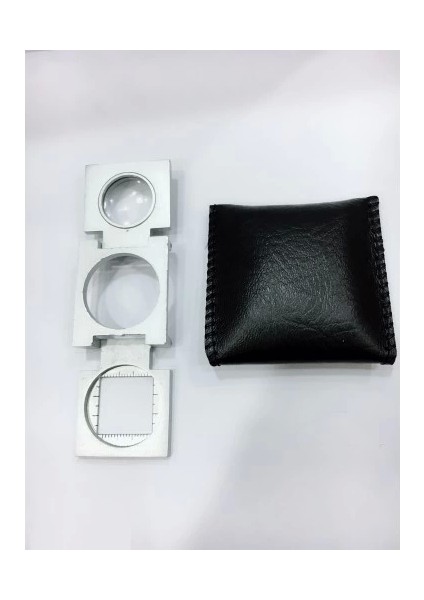 20 mm Büyüteç Lup Dokumacı Büyüteci Full Çelik Katlanabilir TH9007A