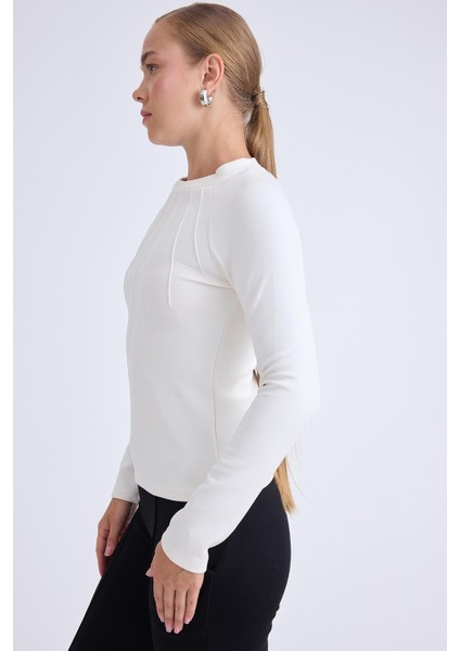 Önü Dikişli Uzun Kol Bluz fiyatları