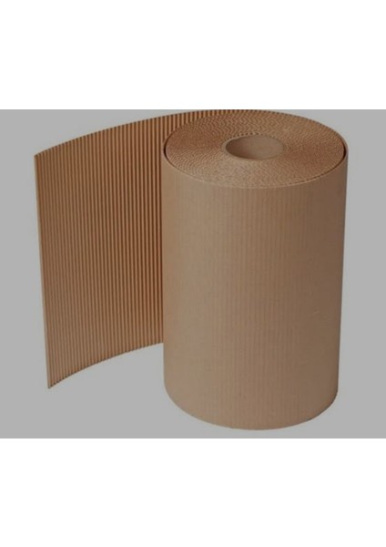 Oluklu Ondüle Karton Rulo Mukavva Zemin Koruma Ambalaj Kartonu 120 Cm*25 mt (30M2)