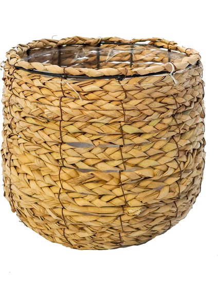 Santo Kahverengi Büyük Boy Hasır Saksı