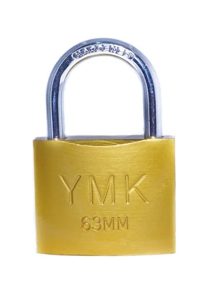 Eko Sarı Boyalı Kısa Kancalı Asma Kilit 50MM