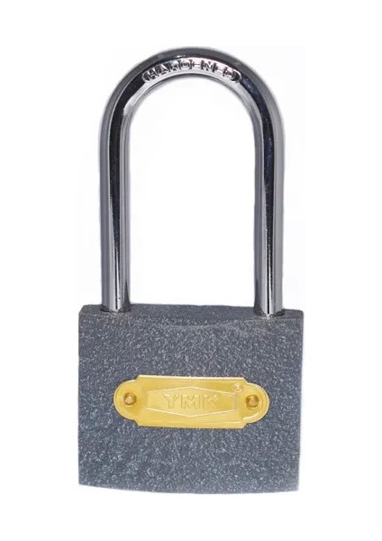 Eko Gri Döküm Uzun Kancalı Asma Kilit 50MM