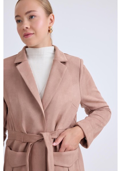 Belden Bağlamalı Süet Ceket fiyatları