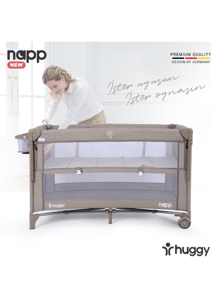 Napp 6 In 1 Anne Yani Park Yatak Oyun Parkı 70X120 XL fiyatları