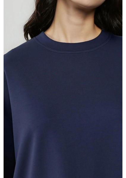 Kadın Modal Touch Basic Sweatshirt Lacivert indirimleri