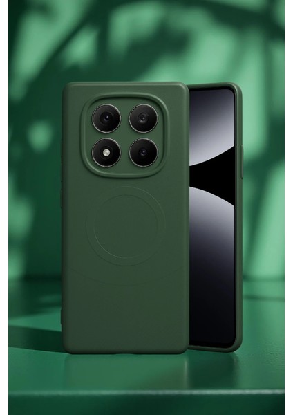 Zengezur Newface Xiaomi Redmi Note 14 Pro 5g Kılıf Maya Karbon Kapak - Koyu Yeşil fırsatları
