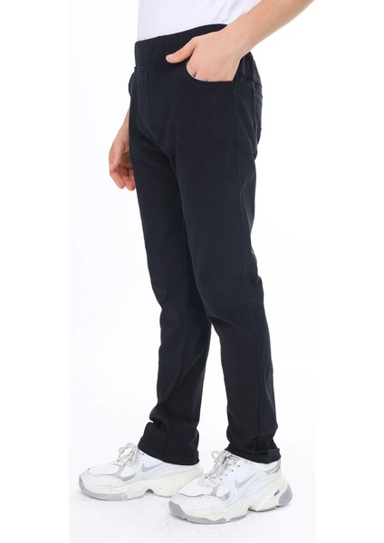 Okul Pantolonu Beli Lastikli Kaşkorseli ECCK-BYMİK-JEAN-8431-8331