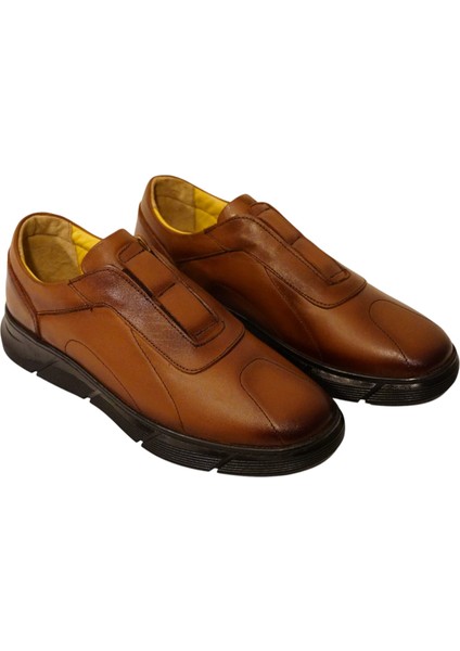 Hakiki Iç Dış Deri Erkek Ayakkabı Poliüretan Taban Ortopedik Tabanlık Bağcıksız (HSA004 ) fırsatları