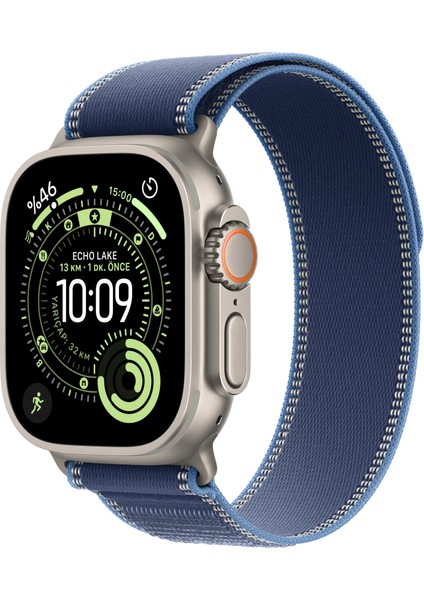 Watch Ultra 3 Gps + Cellular, 49 mm Natürel Titanyum Kasa ve Mavi/parlak mavi Trail loop - S/m