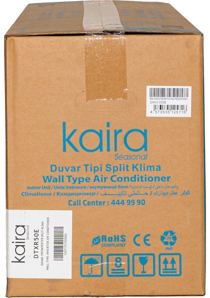 DTXR50E A++ 18000 BTU Wifi Inverter Duvar Tipi Klima (Montaj Dahil)