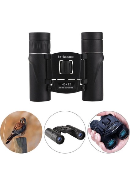 Tr 40X22 Cepte Taşımalı Kauçuk Kaplamalı Mini Dürbün 1000M/36M