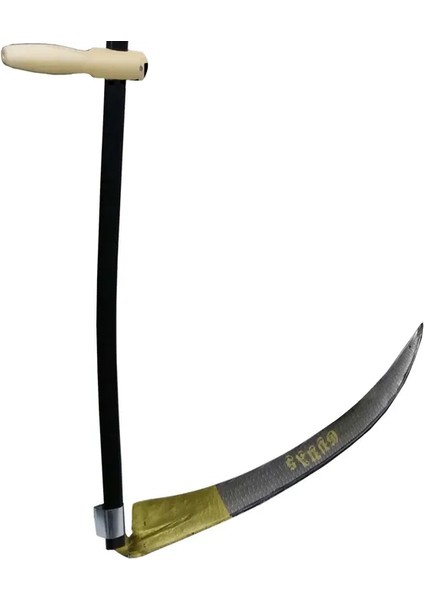Komple Tırpan - Metal Saplı 6 Parça Set - Ahşap Elcik 60 cm