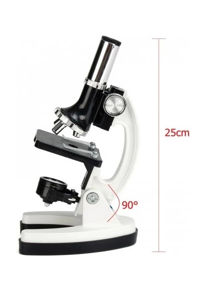 Mikroskop Taşınabilir Set 28 Parça Eğitim Mikroskop Kiti 300X 600X ve 1200X Çocuklara indirimleri
