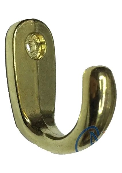 Büyük Tekli Fincan Askı, Dekor Askısı - Sarı, 12X23X30 mm