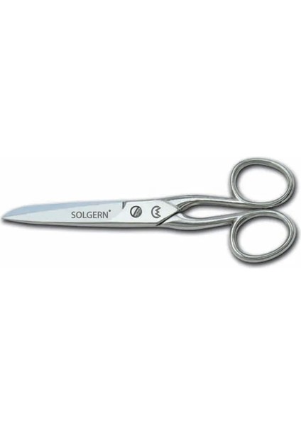 232-6 Iplik ve Kumaş Temizleme Makası No: 6 Inç / 15,24 cm - Nikel Kaplama