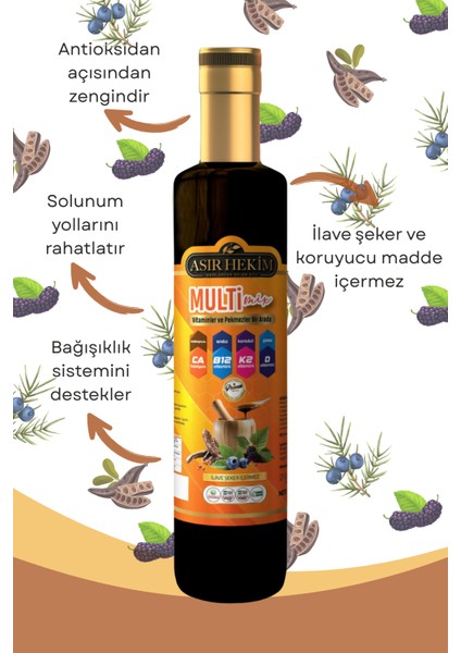 Natural Multimix Vitamini Pekmez 350 gr