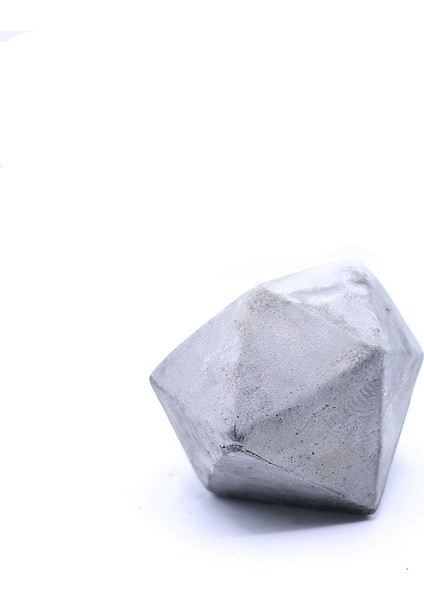 Elmas Beton Saksı 2 Gri indirimleri