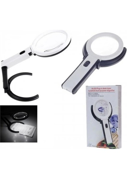 2X5X120MM 10 Ledli Masaüstü Büyüteç indirimleri