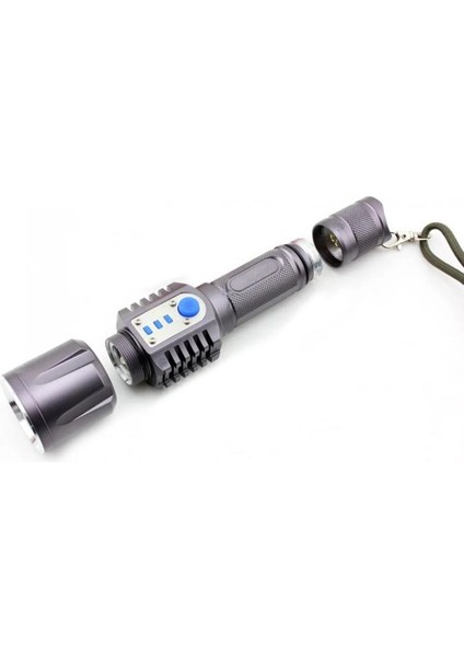 Baretta BRS18 Oto Şarjlı T6 LED 3000 Lümen El Feneri