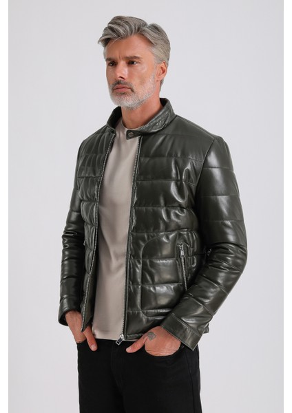 Gabriel Erkek Şişme Hakiki Deri Mont fiyatları