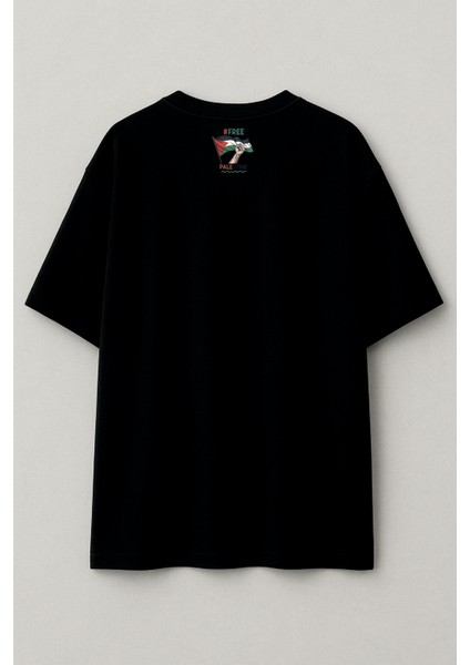 Free Palastine (Özgür Filistin) Tişörtü,siyah Renk Baskılı Tişört fiyatları