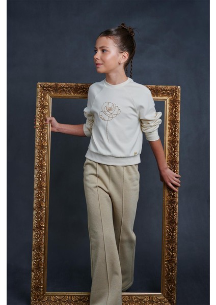 Bg Store Kız Çocuk Krem Bluz