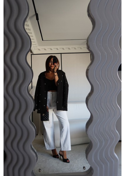 V Yaka Çakımlı Ceket indirimleri