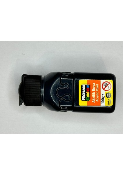 Colar Akrilik Boya 100 gr (Siyah, Mavi, Kırmızı, Yeşil, Sarı, Beyaz) indirimleri