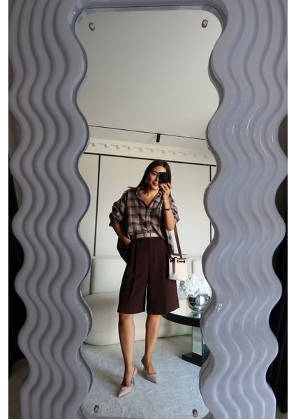 Pileli Basic Kumaş Şort fiyatları