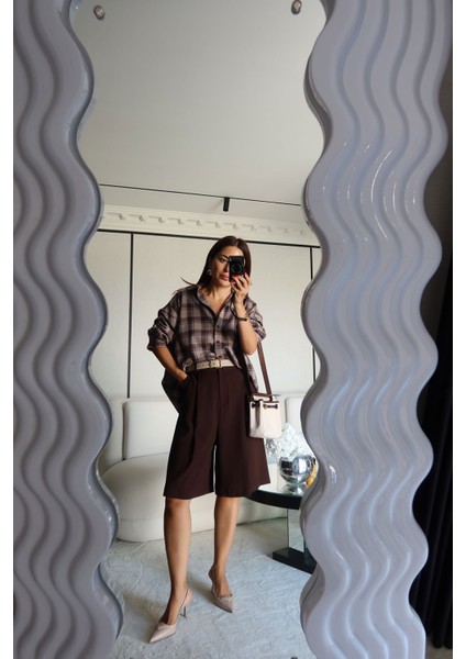 Pileli Basic Kumaş Şort indirimleri