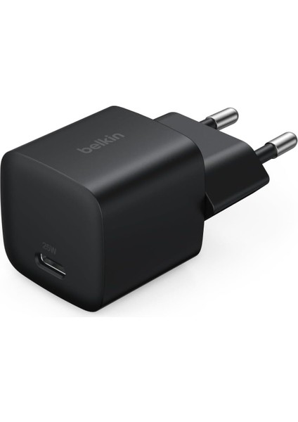 Usb-C 25 W Pd 3.0 Pps Hızlı Şarj Cihazı, Siyah