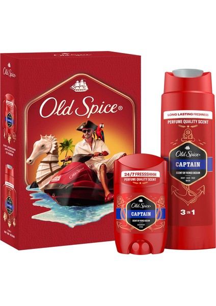 Captain Deo Stick 50 ml + Duş Jeli 250 ml Giftpack fiyatları
