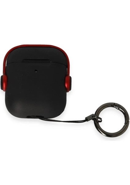 Zengezur Newface Airpods 2 (2.nesil) Cool Kılıf - Siyah-Kırmızı